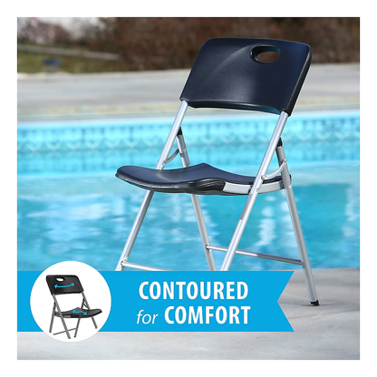 Lifetime Folding Chair - Black