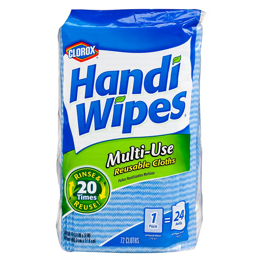 Clorox Handi Wipes Multi-use Reusable Cloths, 72 ct.