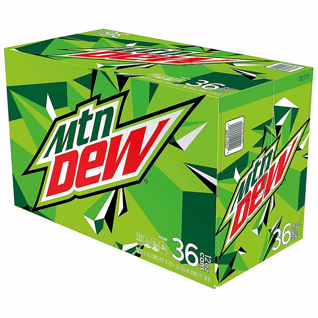 Mountain Dew Cans, 36 pk./12 oz.