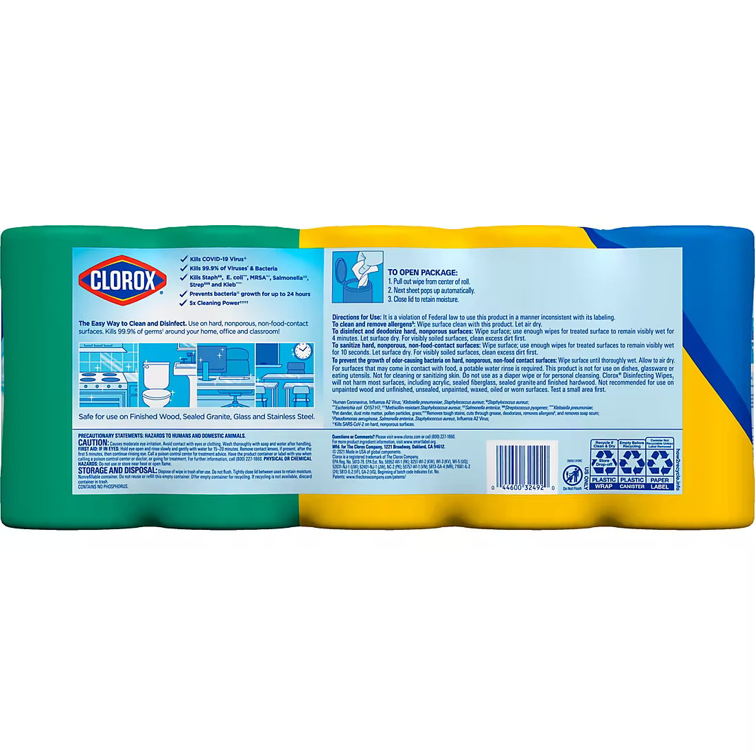 Clorox Disinfecting Wipes Value Pack, 5 pk.