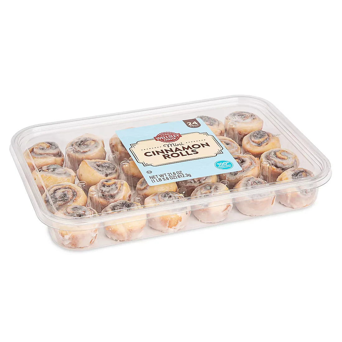 Wellsley Farms Mini Cinnamon Rolls, 24 ct.