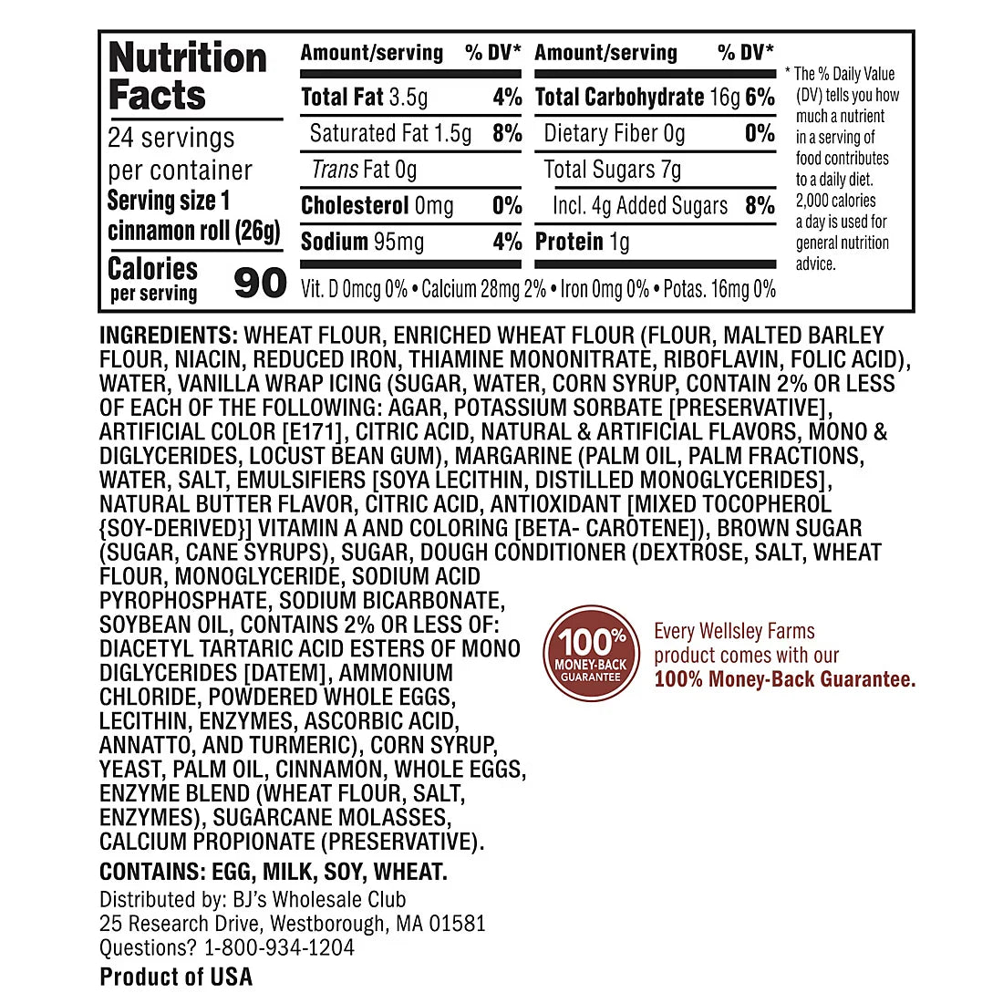 Wellsley Farms Mini Cinnamon Rolls, 24 ct.