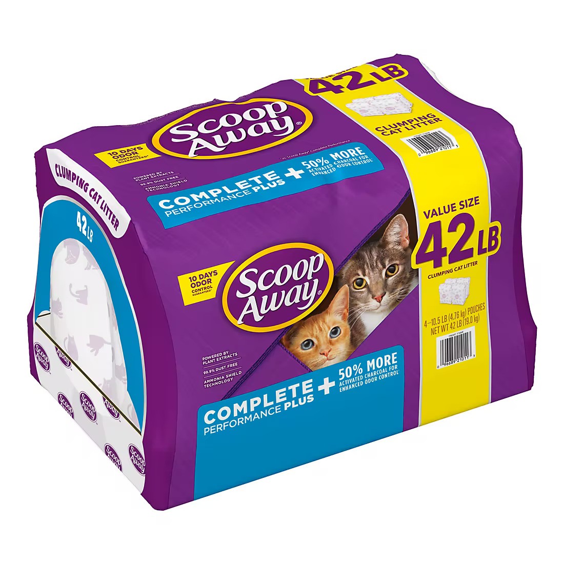 Scoop Away Complete Performance Plus Clumping Cat Litter, 42 lbs.