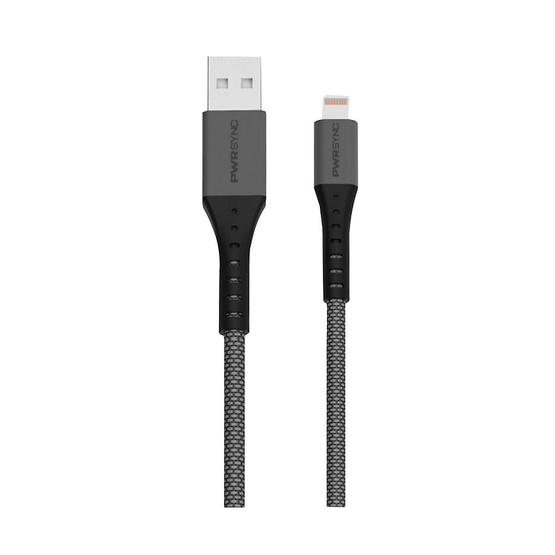 Tzumi PWRSync 10' Tough Lightning to USB-A Cable - Black