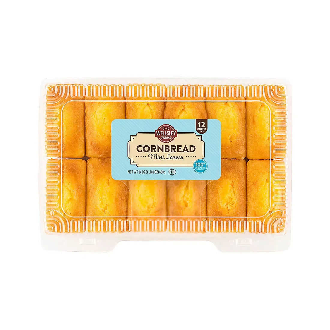 Wellsley Farms Mini Cornbread Loaves, 12 ct./2 oz.