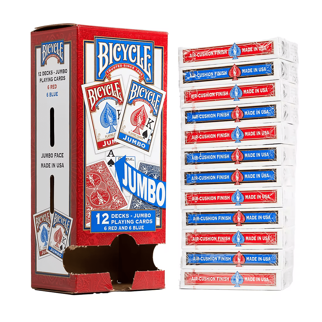 Bicycle Jumbo Playing Cards, 12 pk.