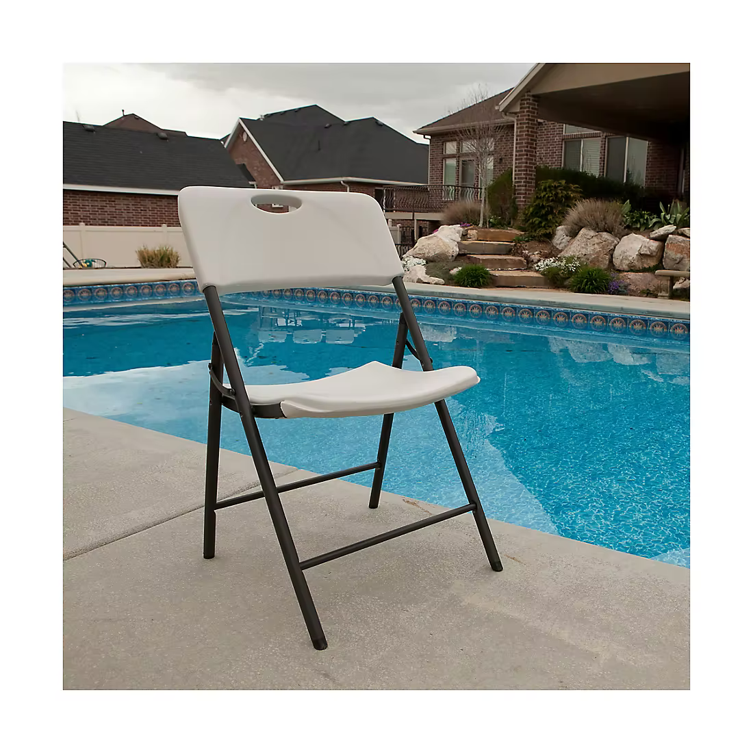 Lifetime Folding Chair - Almond